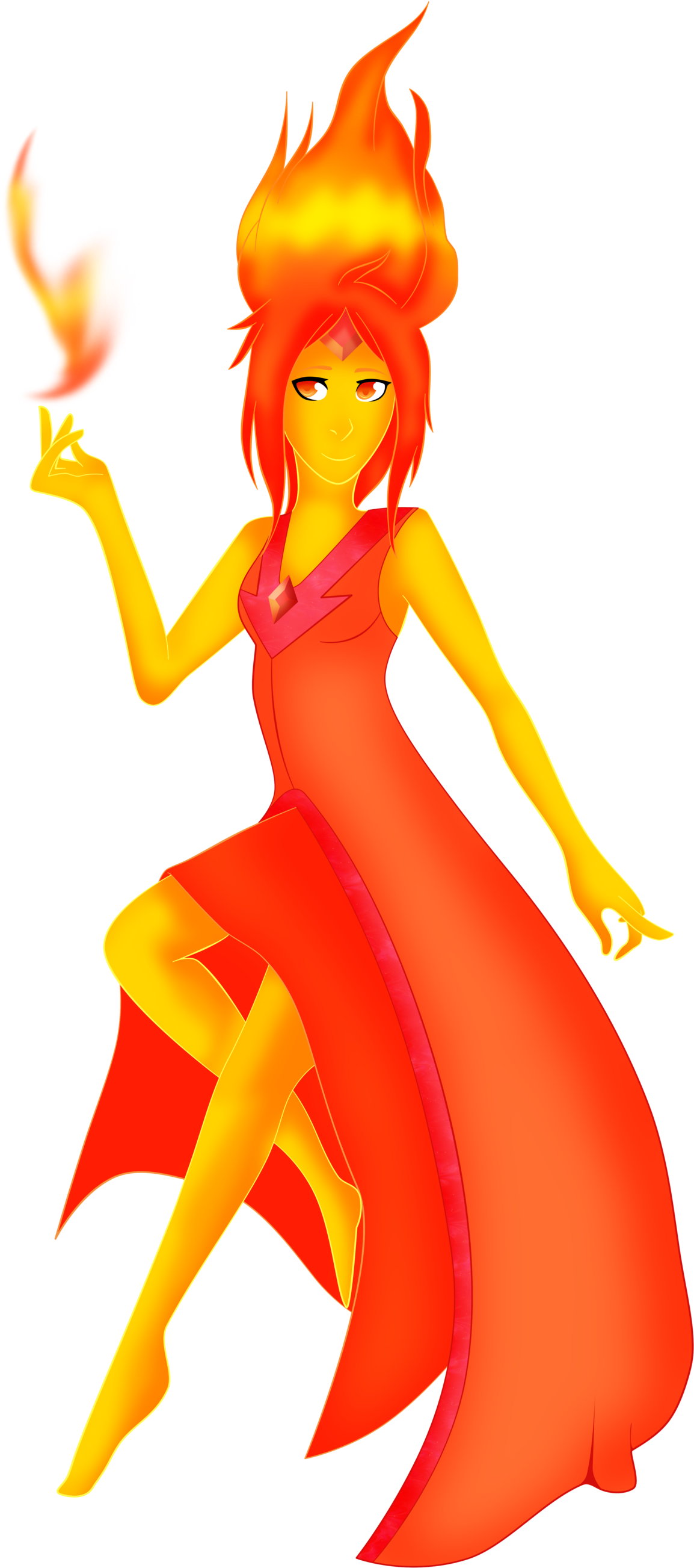 Flame Princess Adverture Time Hình Nền Called Ngọn - Illustration (1600x2704)