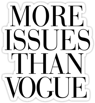 More Issues Than Vogue By Rexlambo - More Issues Than Vogue (375x360)
