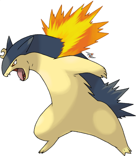Pokémon What Ngọn Lửa, Chữa Cháy Type Would Win, With - Pokemon Typhlosion (450x518)