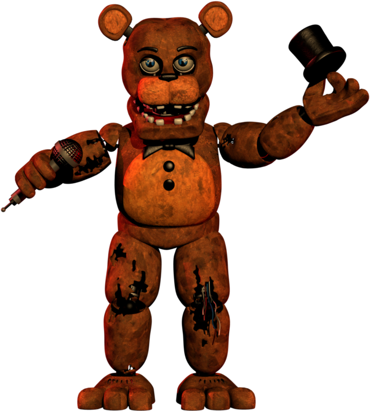 [fnaf 2] Welcome To Freddy Fazbear's Pizzeria By Fazbearstudiosart - Five Nights At Freddy's Withered Freddy (894x894)