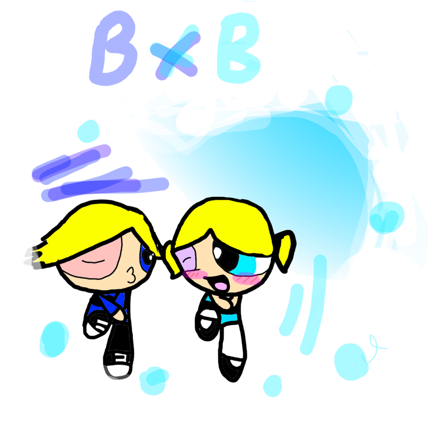 Boomer X Bubbles By Kittenzarecute123 Boomer X Bubbles - Boomer X Bubbles By Kittenzarecute123 Boomer X Bubbles (900x900)
