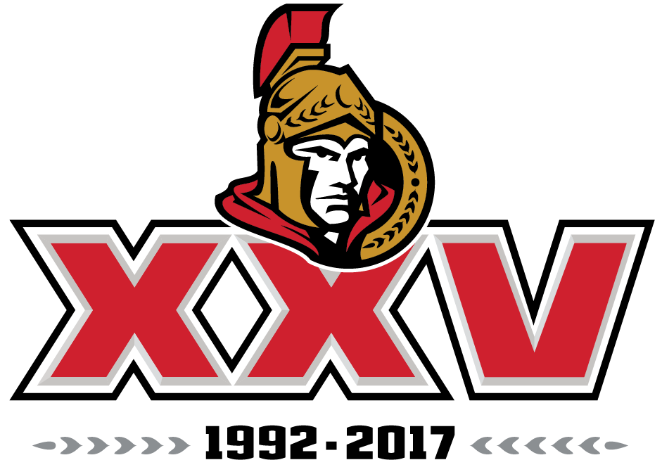 Merry Sensmas Gift Guide - Ottawa Senators Xxv Logo (941x654)