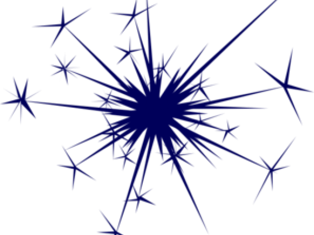 Sparks Cliparts - Fireworks Transparent (640x480)