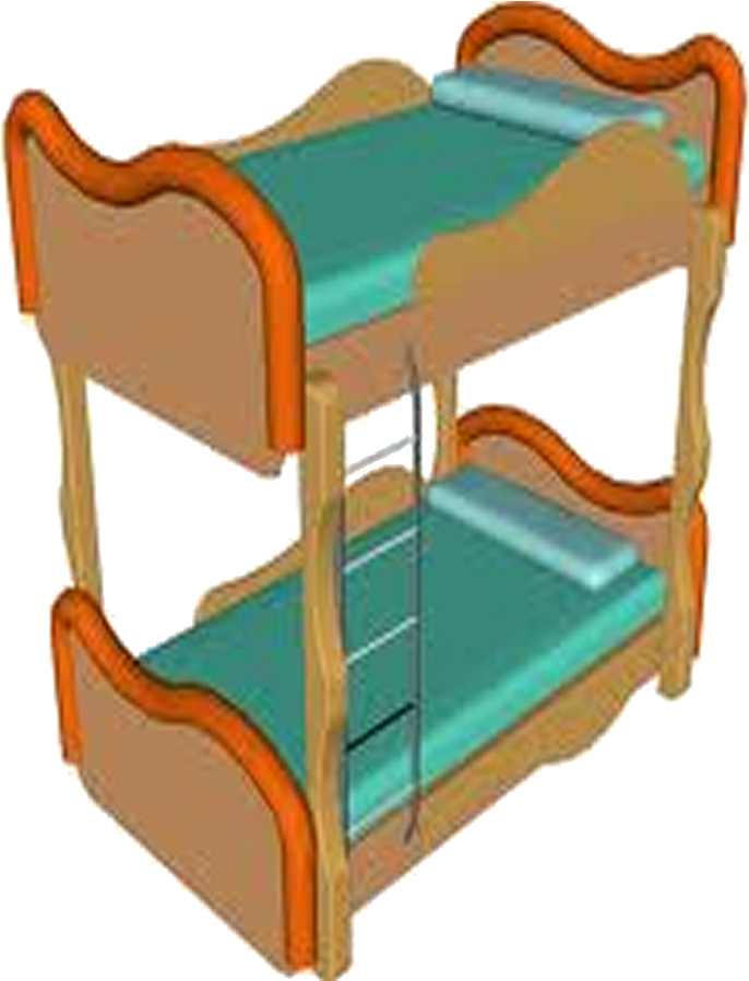 Bunkbeds - Bunkbed Clipart (941x897)