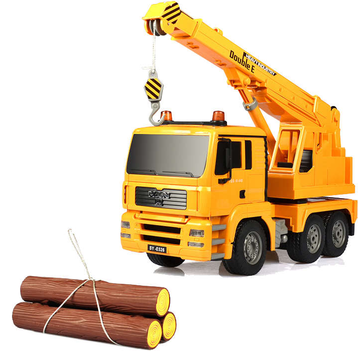 Double Eagle Truck Remote Control Car Charging Excavator - Double E Radio Control Man Tgs Crane (extra Version) (800x800)