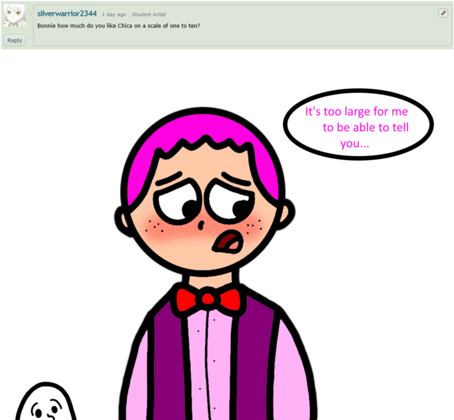 Ask The Humanized Fnaf Crew Question 10 By Kriztian-draws - Five Nights At Freddy's (951x840)