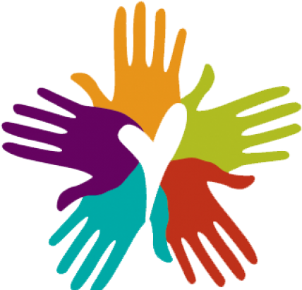 Colorful Hands Make - Hands United (600x410)
