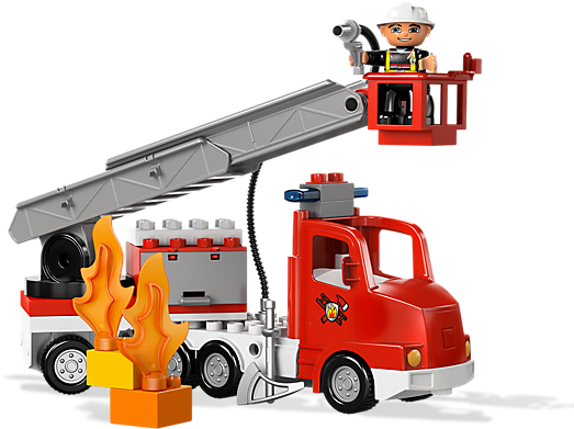 See More Features - Lego Duplo Ladder Truck 5682 (600x450)