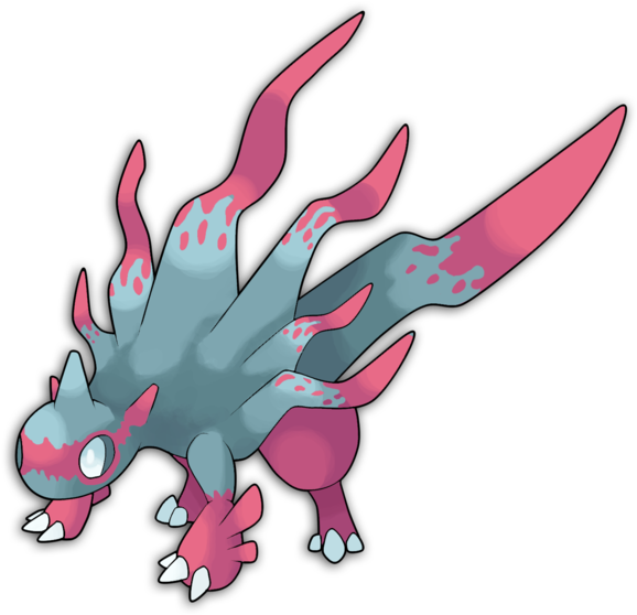 Dendronar, The Coral Reef Fakemon By Xxdeviouspixelxx - Pokemon Gen 8 Starter Leaks (600x572)