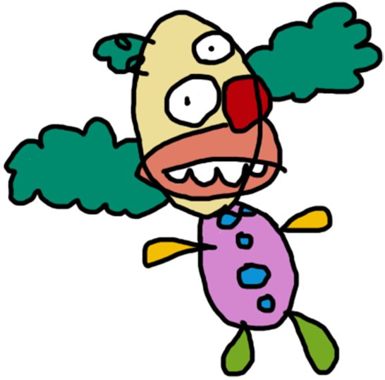 The Simpsons Bad Drawed Krusty By Lisnovski On Deviantart - Simpsons 138th Episode Spectacular Krusty (546x538)