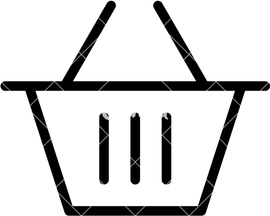 Shopping Basket Outline Icons By Canva - Shopping Basket Outline (550x550)