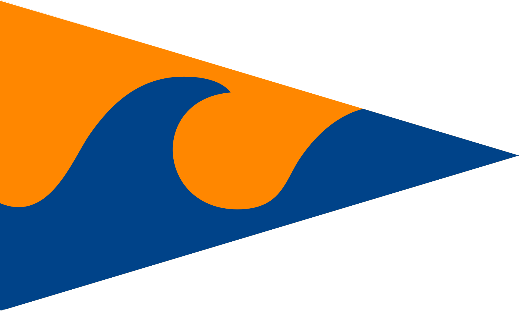 Burgee Of Coral Reef Yc - Sports Club (1772x1063)