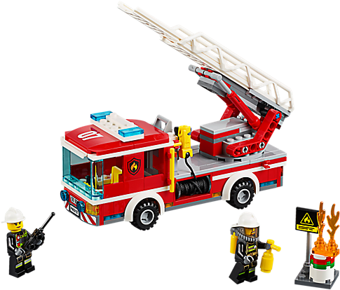 Lego Ladderwagen - Lego Fire Truck 60107 (600x450)