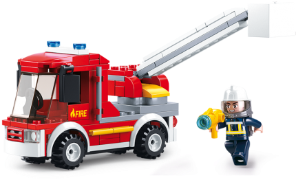 Sluban Kleine Hoogwerker M38-b0632 - Fire Department (500x343)