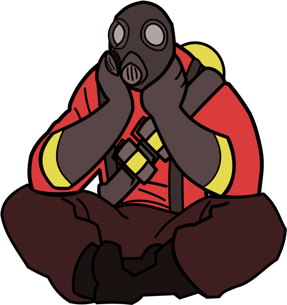 So I Heard You Guys Like The Sitting Pyro, So I Made - Pyro Sitting (1024x1024)
