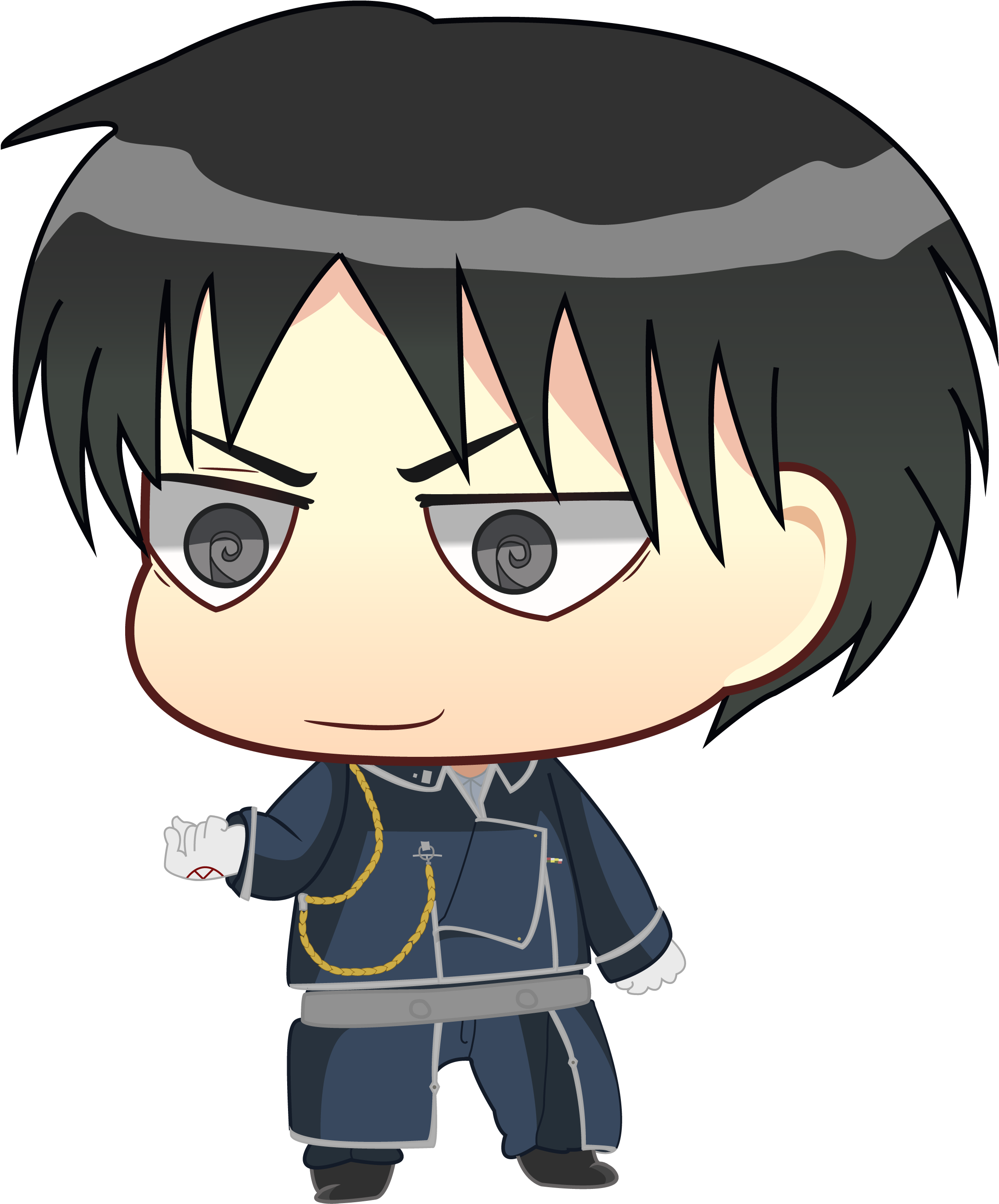 I'm Proud Of This Chibi I Made Of Roy Mustang - Cartoon (3000x3000)