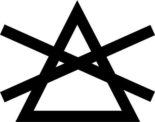 We're Not Really Sure What These Symbols Mean Either, - Tshirt Wash Instruction Png (500x392)