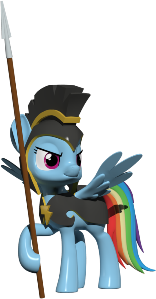 Rainbow Dash As Commander Hurricane In 3d By Clawed-nyasu - Rainbow Dash (800x1000)