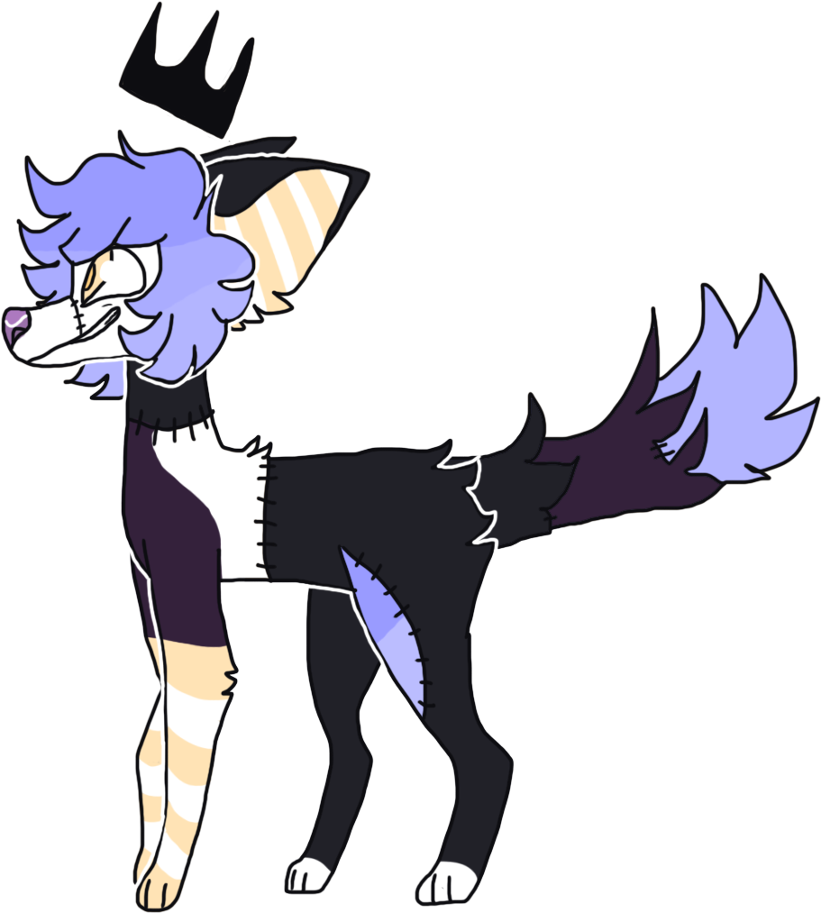 24 Darkky By Canine-therapy - Cartoon (920x1022)