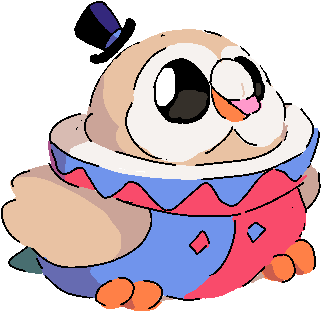 Boy You Know I Wanna Hit Em A Beppi Rowlet - Cartoon (377x332)