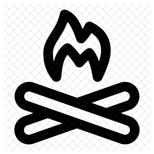 Campfire Icon - Icon (512x512)