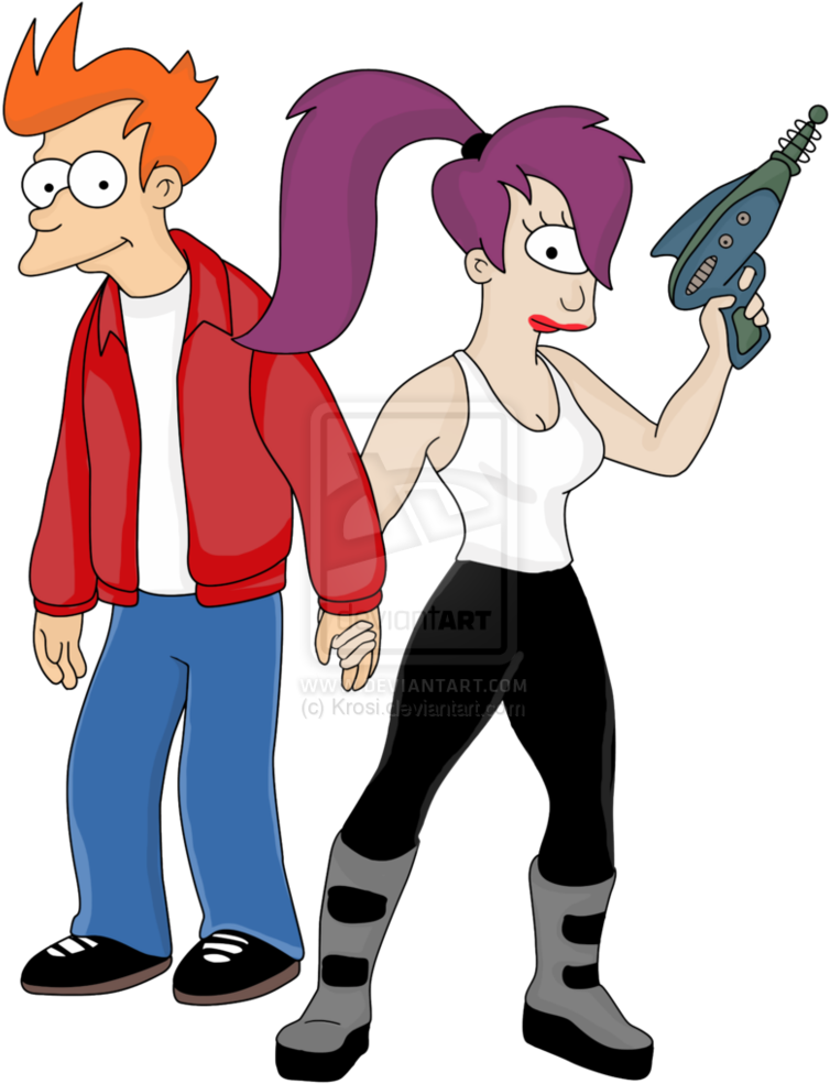Leela And Fry - Futurama (774x1031)