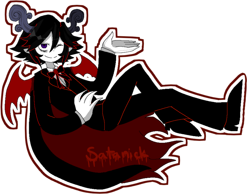 Dreamystarfall 51 4 Satanick By Lunafuture39 - Drawing (800x711)