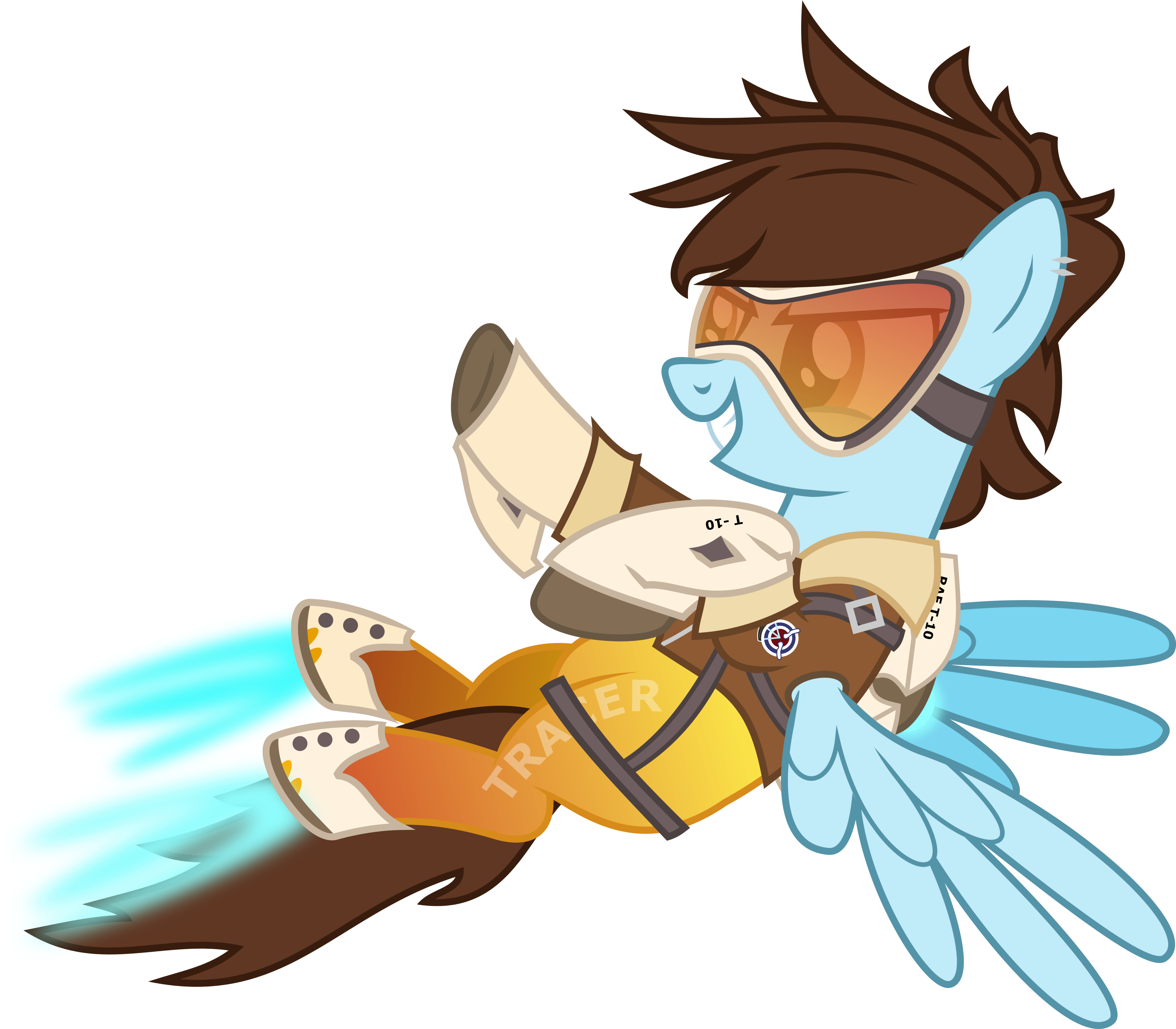 Arvaus 51 10 Tracer By Ruinedomega - My Little Pony Tracer (3442x3000)