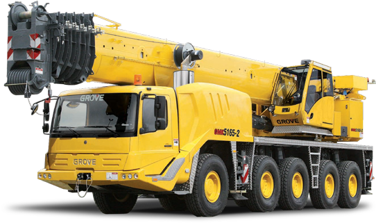 Various Kinds Of Cranes Perform Various Operations - Grove Crane Png (775x450)