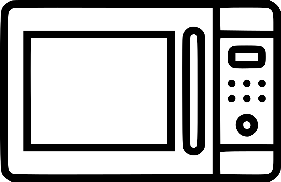 Microwave Svg Png Icon Free Download - Microwave Icon Transparent (981x636)
