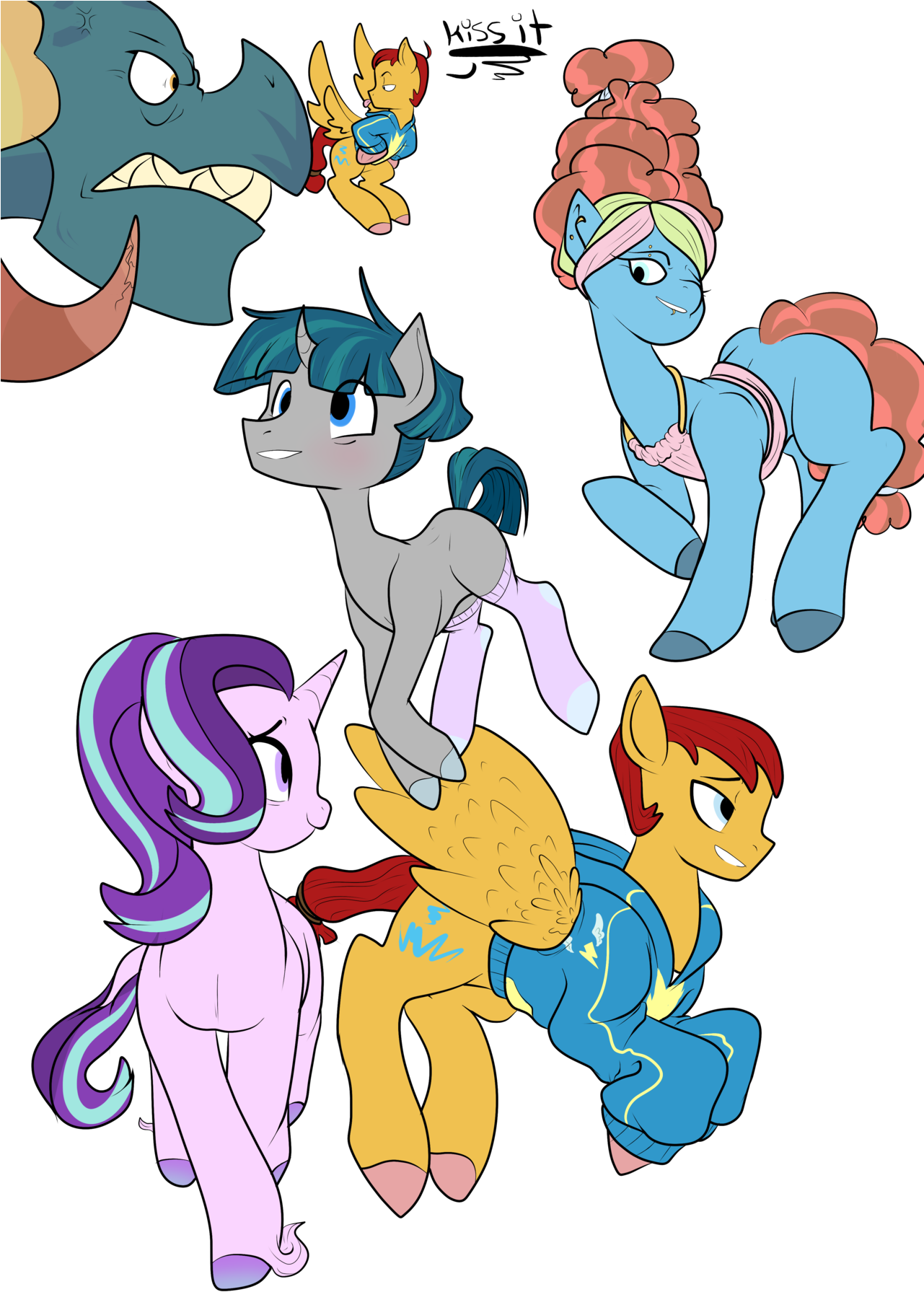 My Little Pony Friendship Is Magic Mlp Fim Pillars - Cartoon (1280x1829)