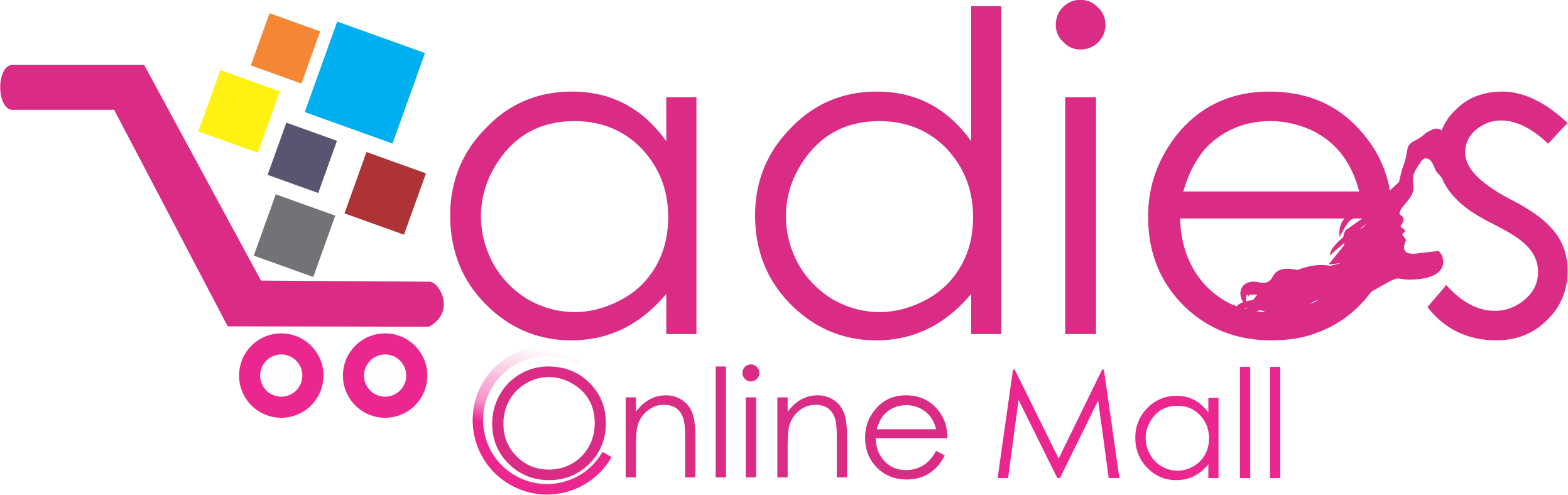 Ladies Online Mall - Viadeo Logo Vector (2496x788)