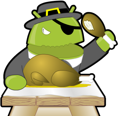 Helping You Get Through The Holiday, One Android App - Cartoon (550x400)