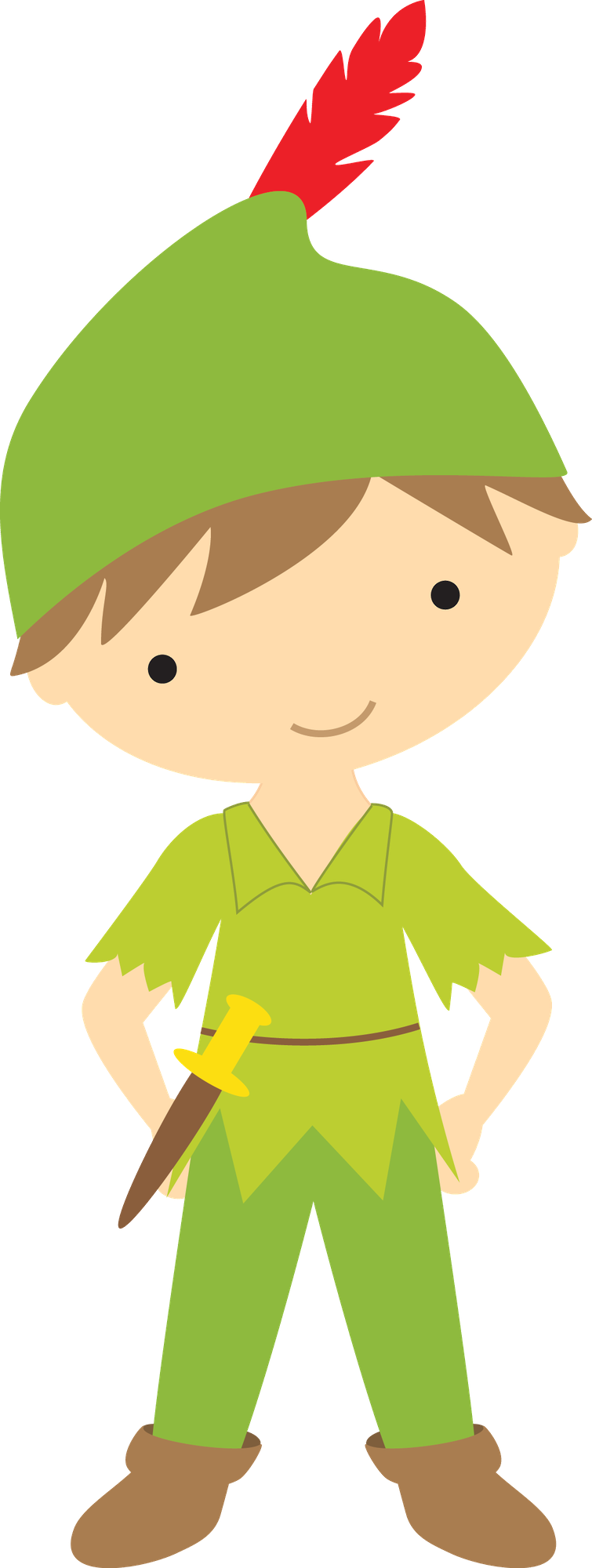 Personagens - Minus - Book Character Costumes Clipart (755x2000)