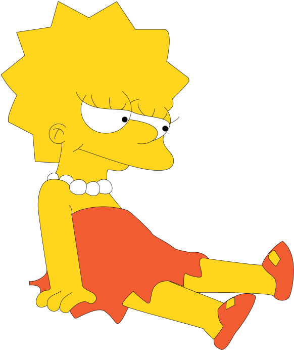 Lisa Simpson Gif Png (1023x809)