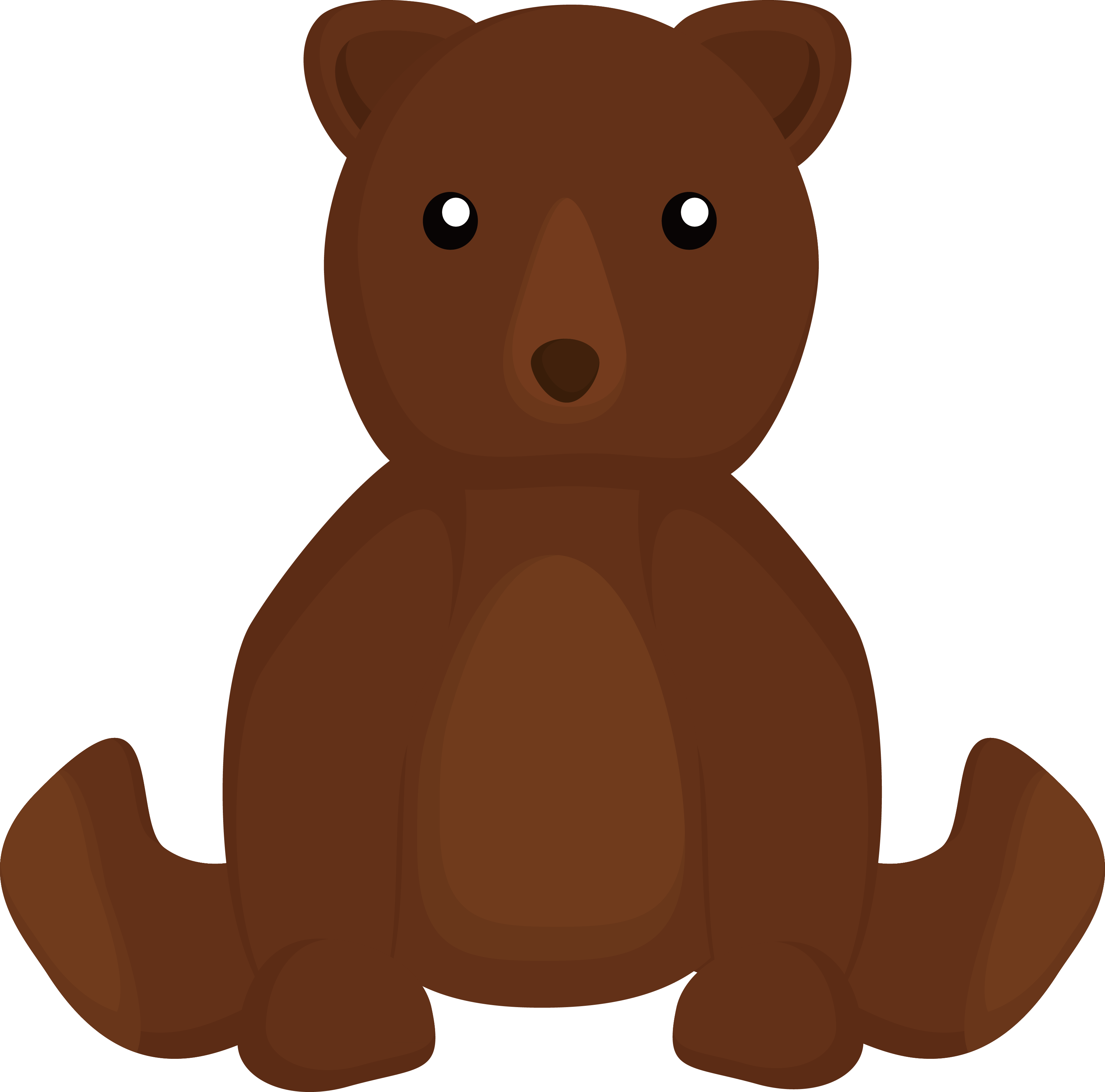 Cartoon Bear Design - Super Herois Vetor (3332x3294)