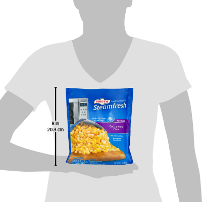 Birds Eye Steamfresh Gold & White Corn, - Birds Eye Steamfresh Premium Gold & White Corn (400x400)