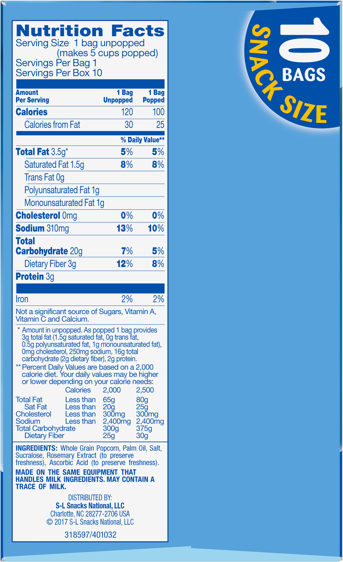 Pop Secret 100 Calorie Kettle Corn Microwave Popcorn, - Cereal (2000x2000)