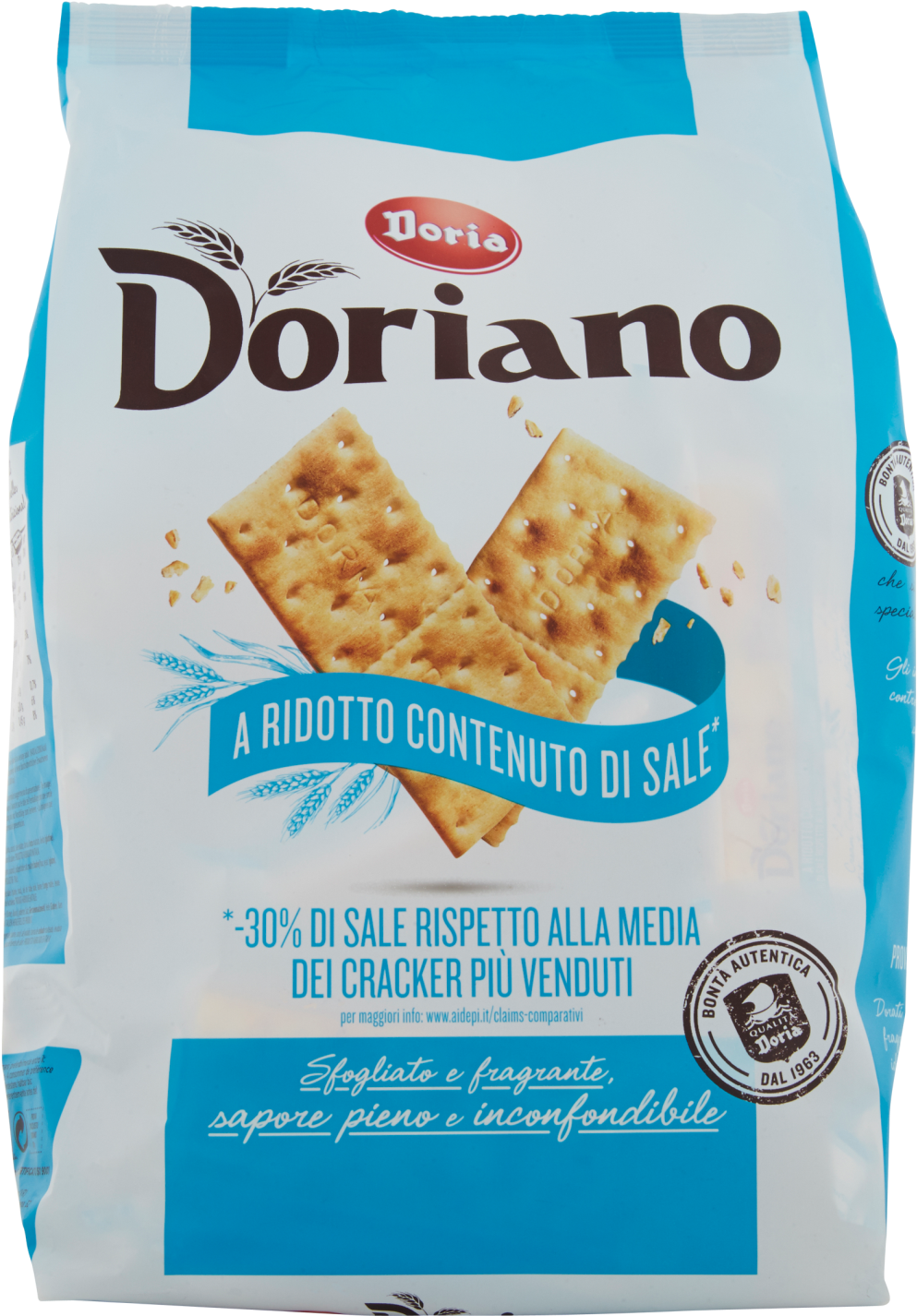 Doria Cracker Doriano Ridotto Sale Sacco 700 G - Cracker Doriano Sacco (1500x1500)