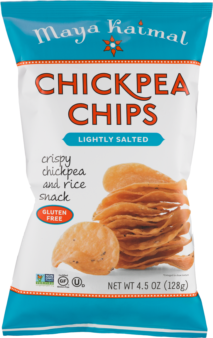 Maya Kaimal - Chickpea Chips - Maya Kaimal - Chickpea Chips Lightly Salted - 4.5 Oz. (800x1202)