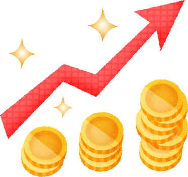 Growth Virtual Currency Graph - Illustration (372x350)