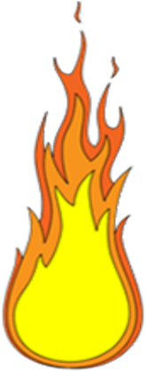 Drawn Flames Transparent - Cartoon Fire Drawing (420x420)