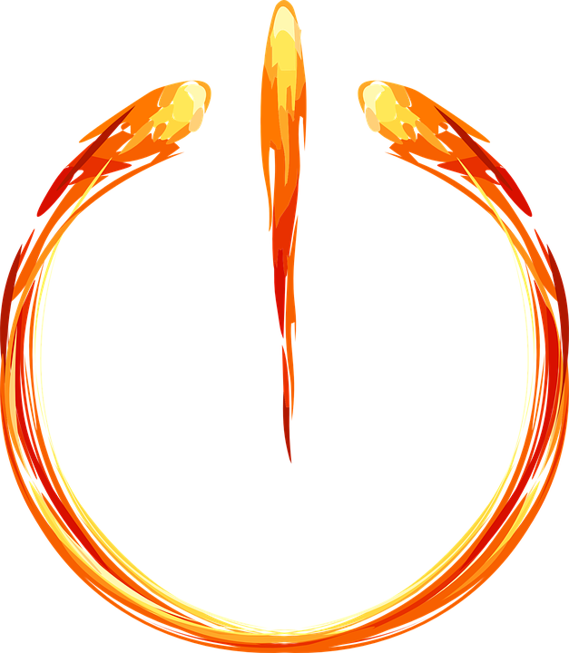 Flame Vector Art 24, Buy Clip Art - Aro De Fuego Png (627x720)