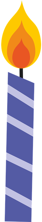 Candle Flame Cliparts 10, Buy Clip Art - Vela De Cumpleaños Png (360x720)