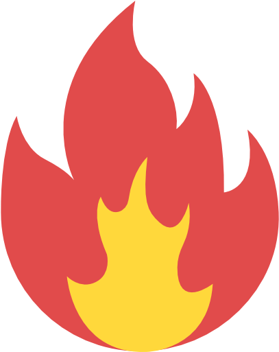 Flame Free Icon - Fire Icon (512x512)