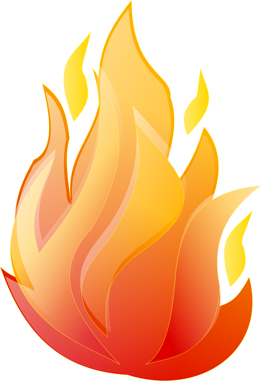 Fire Flame Campfire Bonfire Png Image - Fire Clip Art (878x1280)