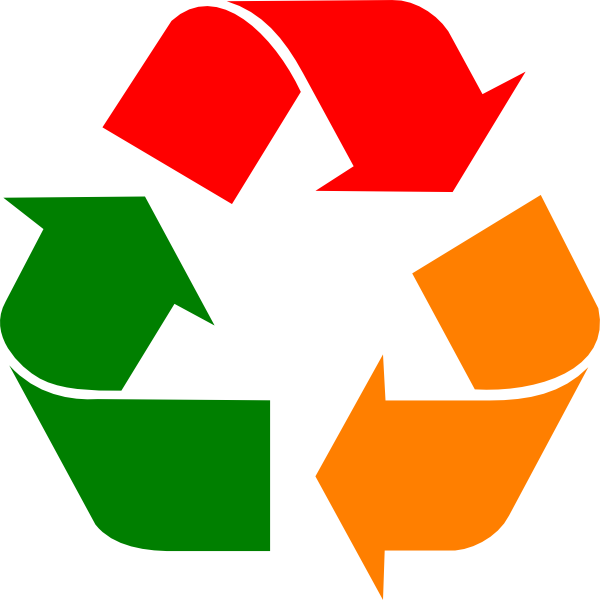 Recycle Symbol Silhouette (600x600)