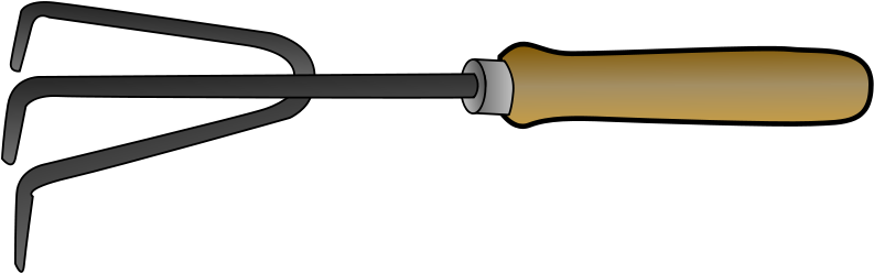 Clip Art Tags - Garden Fork (800x256)