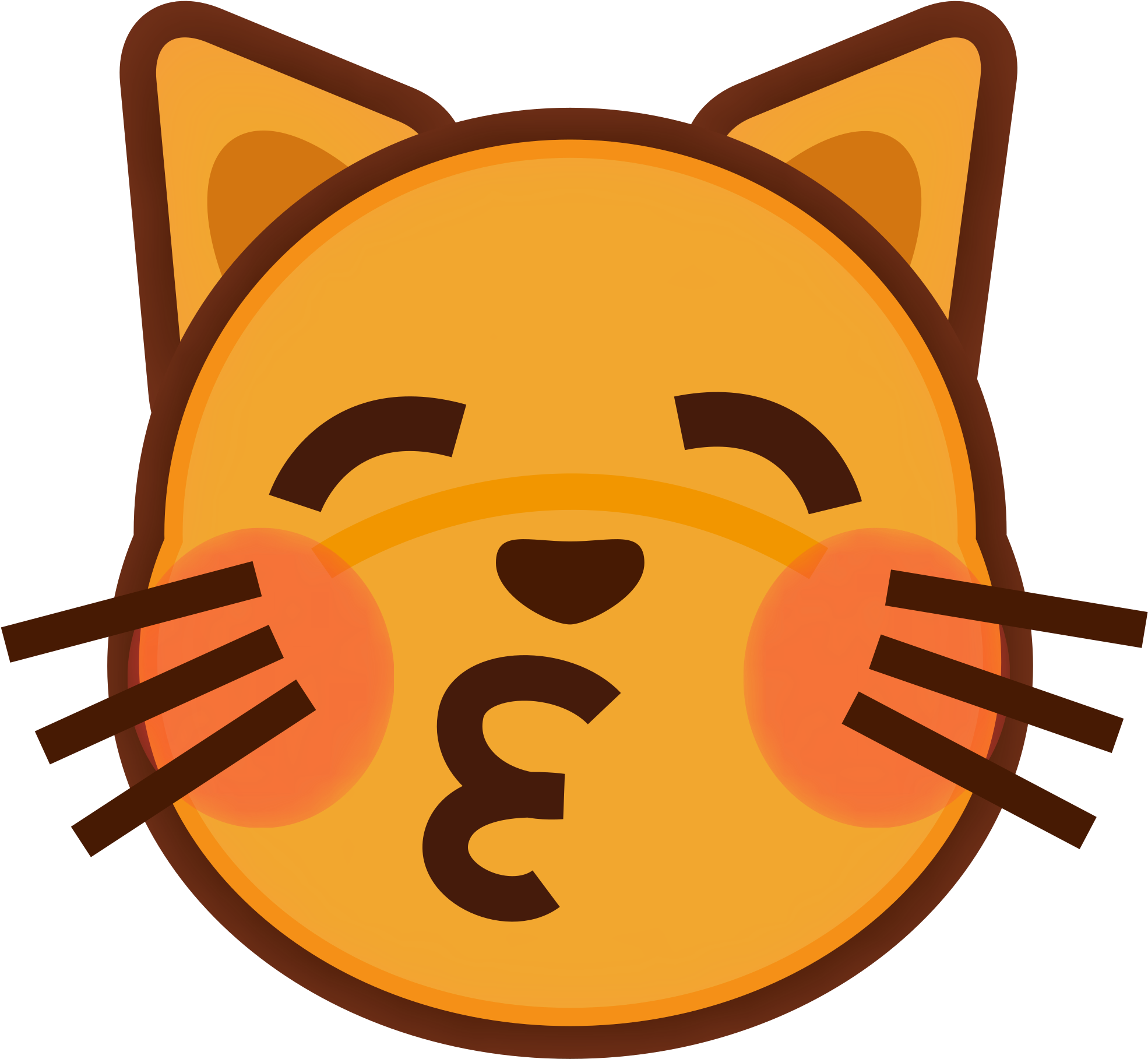 Emoji Png 27, Buy Clip Art - Cat Face Png Vector (2000x2000)