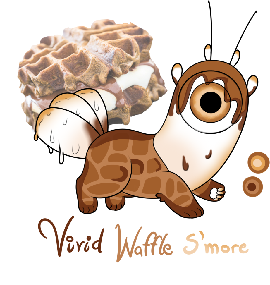 Vivid Waffle S'more // Eye Kandy Myo By Orianguiaxo - Cartoon (1024x981)